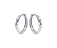 Silver Hoop Earring HO-2413